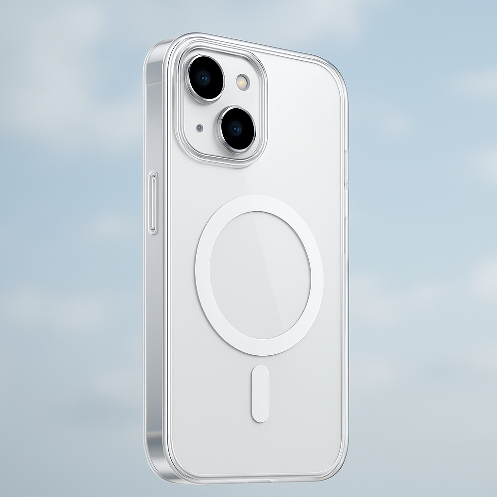 Coque iPhone Transparente Compatible MagSafe – Anti-Choc & Anti-Jaunissement