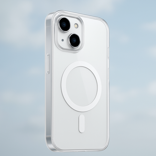 Coque iPhone Transparente Compatible MagSafe – Anti-Choc & Anti-Jaunissement