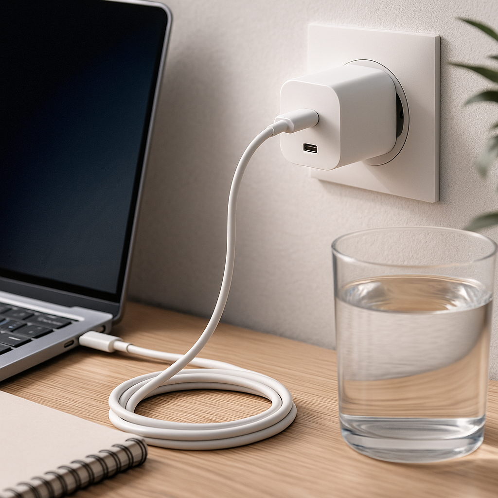 Chargeur Rapide 30W + Câble — Compatible iPhone Lightning (5–14) & USB-C (15–17) | Charge Ultra-Rapide & Sécurisée