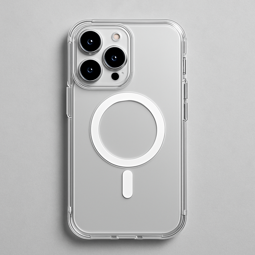 Coque iPhone Transparente Compatible MagSafe – Anti-Choc & Anti-Jaunissement